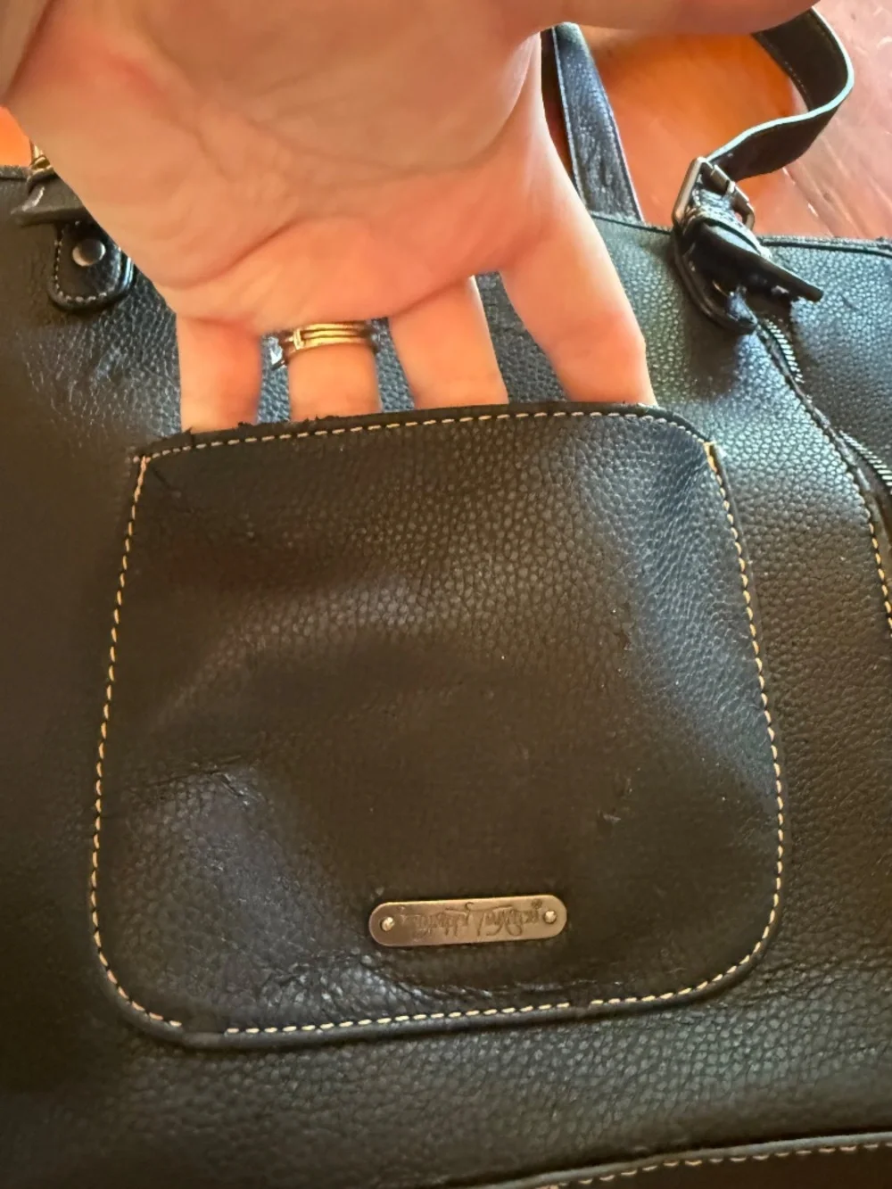 Western Cow hide tote purse